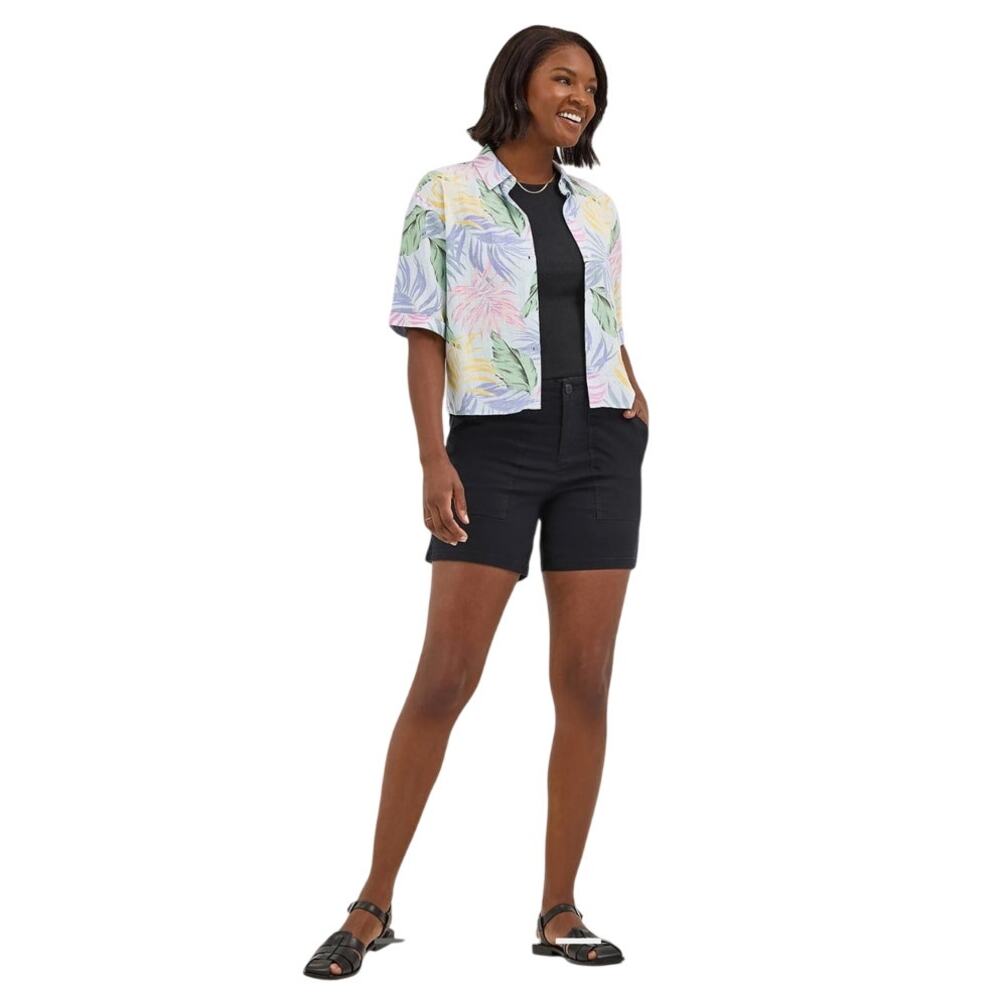 Lee‎ Legendary Utility Short Cotton Blend Unionall Black Size 4 NWT